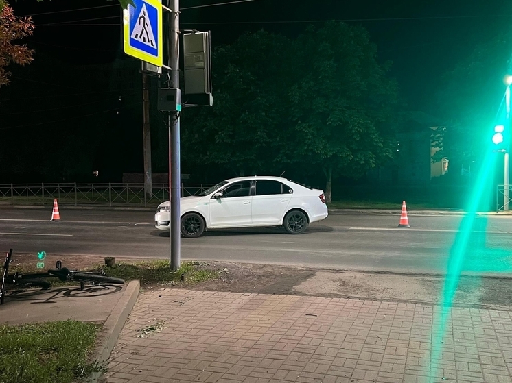 В Орле под колёса попал велосипедист, не соблюдавший ПДД