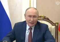 Президент России Владимир Путин в режиме видеоконференции провёл совещание по вопросам социально-экономического развития Донбасса и Новороссии