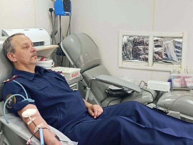Сотрудники СК Пензенской области сдали кровь в преддверии Дня медицинского работника
