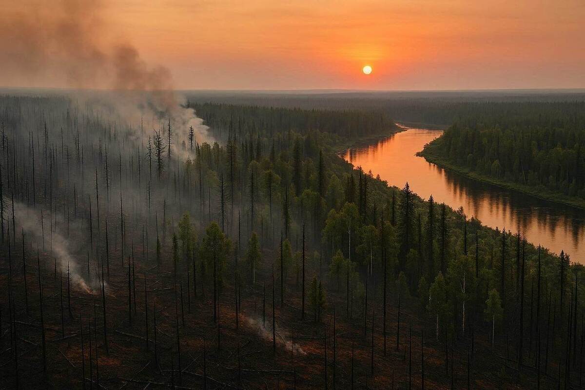 В Красноярском крае действуют 177 лесных возгораний