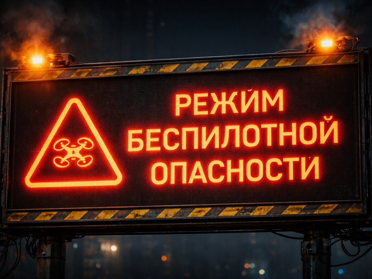 Введен режим опасности БПЛА