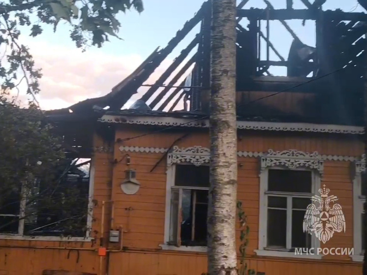 В сгоревшем частном доме в Гатчине обнаружили погибшего