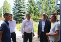 Динамику работ в Приволжской общеобразовательной школе оценили во время совместного рабочего выезда