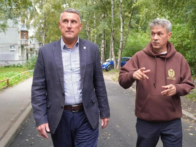 Проезд к детскому саду № 70 в Великом Новгороде заасфальтировали с недостатками