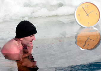 “Морж” из Воронежа установил новый рекорд пребывания в ледяной воде
