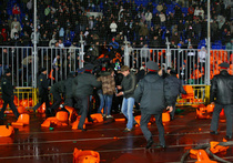 В Грозном матч был остановлен из-за действий службы охраны