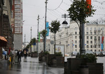 Сколько зелени осталось на Тверской?