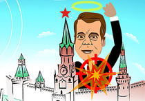 Медведев стал мишенью в тире
