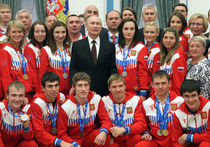 Что Путин пожелал медалисткам Универсиады?