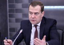 Медведев высадился в Крыму