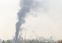 На новом стадионе "Спартака" произошел пожар