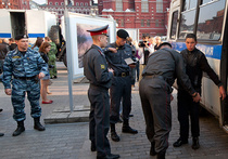 На Манежной площади задержаны более ста участников несанкционированной акции 