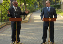 Президенту ЮАР простили драку с охраной Путина