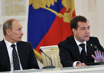 Путин и Медведев выслушали отчеты по Кубани