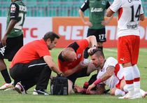 Игрок «Амкара» потерял сознание во время матча против «Краснодара»
