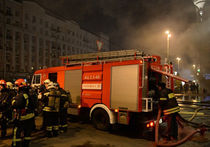 Предварительной причиной пожара на Тверской названо короткое замыкание