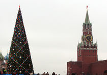 На кремлевской елке поместится полтора километра гирлянд