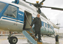Вертолету президента разрешили посадку в Кремле