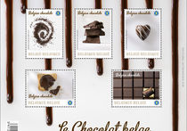 В Бельгии выпустили вкусные марки с шоколадом
