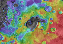 На Марсе впервые обнаружен вулкан