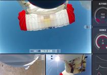 Австрийский парашютист обнародовал видео своего прыжка из стратосферы