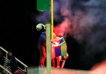 Задержаны лица, которые сожгли флаг Дагестана на матче «Кубань» – «Анжи»