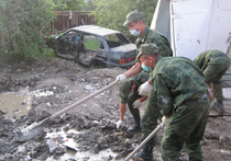 Военная операция в затопленном Крымске