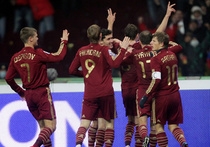 Российские футболисты получат 45 тысяч евро за выступление на Евро-2012