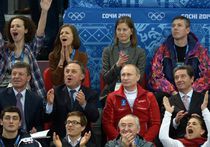 Путин проникся олимпийским духом