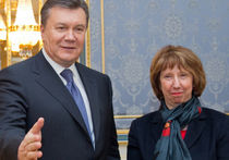 Вице-президент Еврокомиссии Кэтрин Эштон: президент Украины по-прежнему намерен подписать соглашение с ЕС