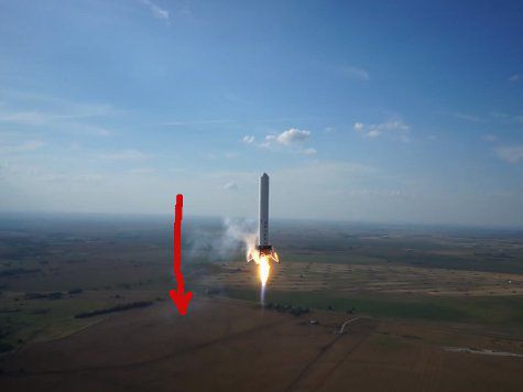 Подскок многоразовой ракеты grasshopper на высоту 325 м