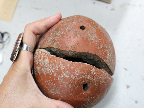 На азовских раскопках найден керамический шар