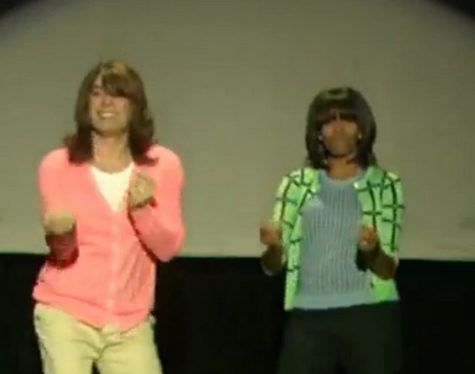 Супргу американского президента исполнила пародию на домохозяйку