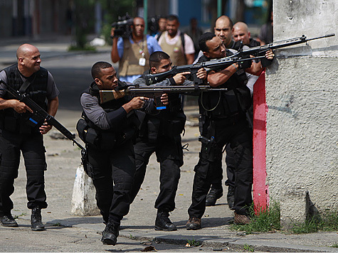 Полицией отбит один из районов Рио-де-Жанейро, считающийся оплотом наркоприступности