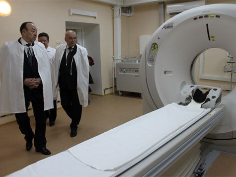 В уфимском госпитале ветеранов войн пациентов просканируют новым томографом