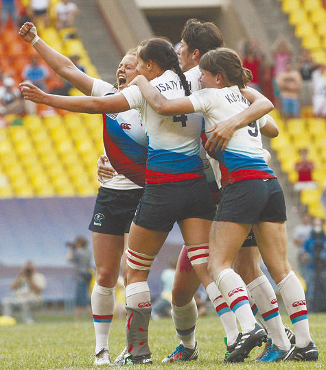 Женская сборная по регби-7 обеспечила место в истории и восьмерке лучших