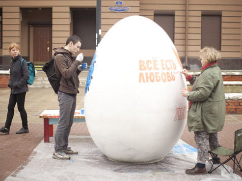 Необычную акцию художники готовят к Пасхе