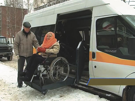 В городе появилось такси для инвалидов-колясочников 
