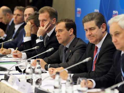 Дмитрий Медведев впервые выступил перед Консультативным советом по иностранным инвестициям, который объединяет более 40 компаний