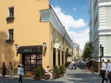 Пешеходная улица, целиком состоящая из питейных заведений и закусочных, появится в скором будущем в самом центре столицы