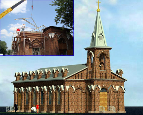 В Уфе возрождается историческое здание лютеранской кирхи