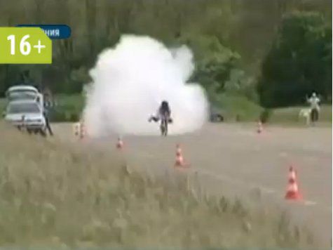 Роль топлива в ней исполнила перекись водорода для обесцвечивания волос