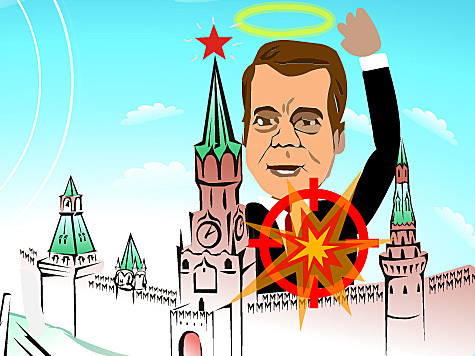 Приморский провайдер изготовил рекламный баннер, в котором можно "пострелять" по Кремлю и президенту