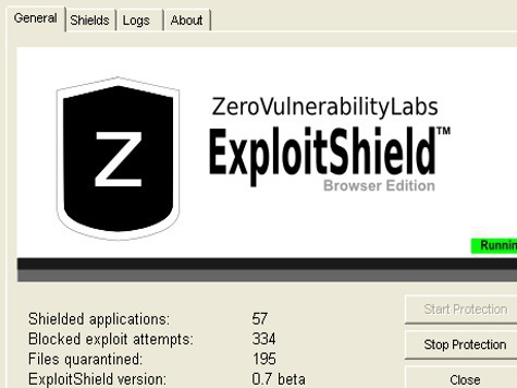 ExploitShield работает по схеме, отличной от используемой в обычных антивирусах
