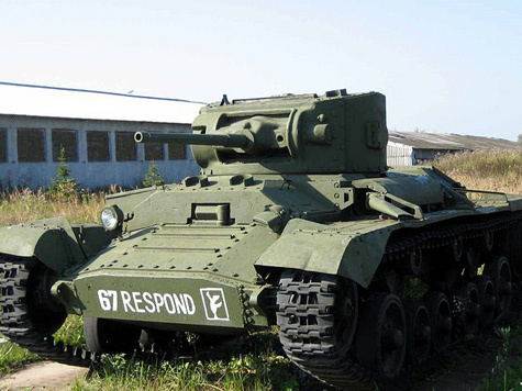 Танк “Валентайн” принадлежал 813-й танковой дивизии