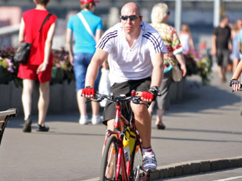 Всего в 2014 году в городе создадут почти 117 км дорожек для велосипедистов