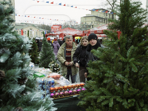 Около 200 елочных базаров откроется к Новому году в Москве в 20-х числах декабря