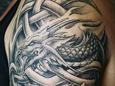 Все основные значения татуировок с драконом