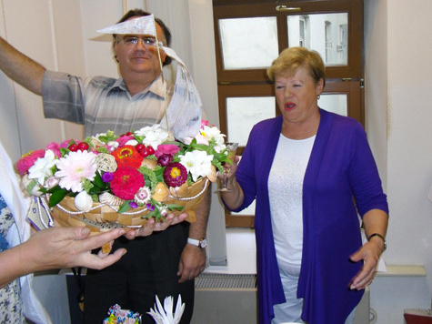 Первый секретарь Союза журналистов Москвы принимает поздравления