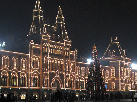 До 15 декабря город украсят более 12 тысяч гирлянд, светящихся арок и перетяжек